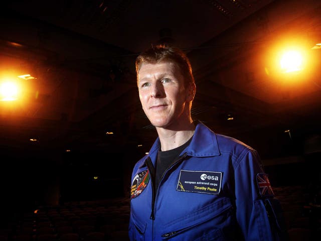 British astronaut Major Timothy Peake