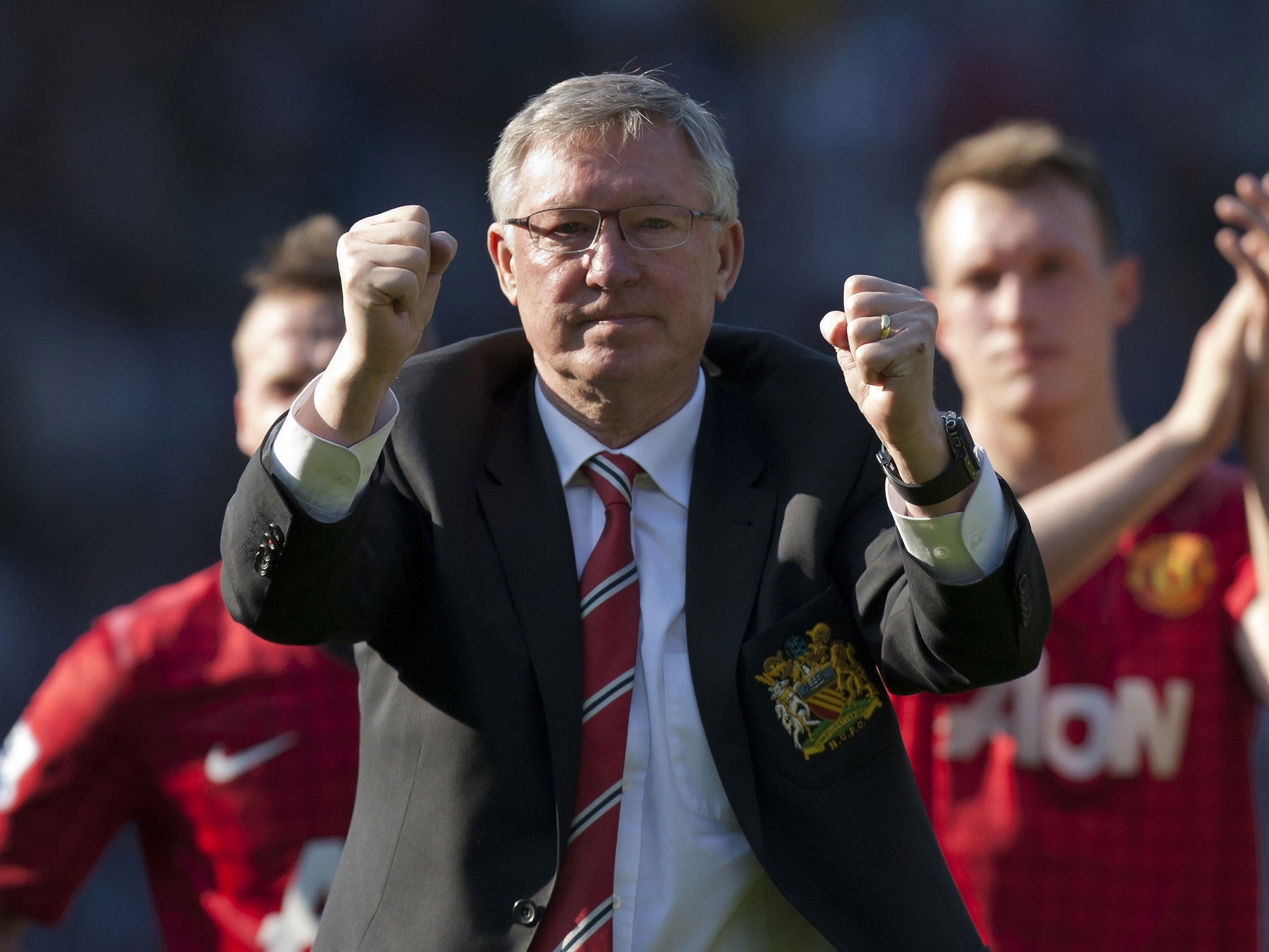 Sir Alex Ferguson was named the LMA's Premier League manager of the year