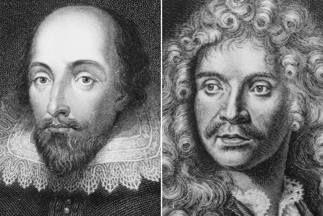 William Shakespeare; Jean Baptiste Poquelin de Moliere