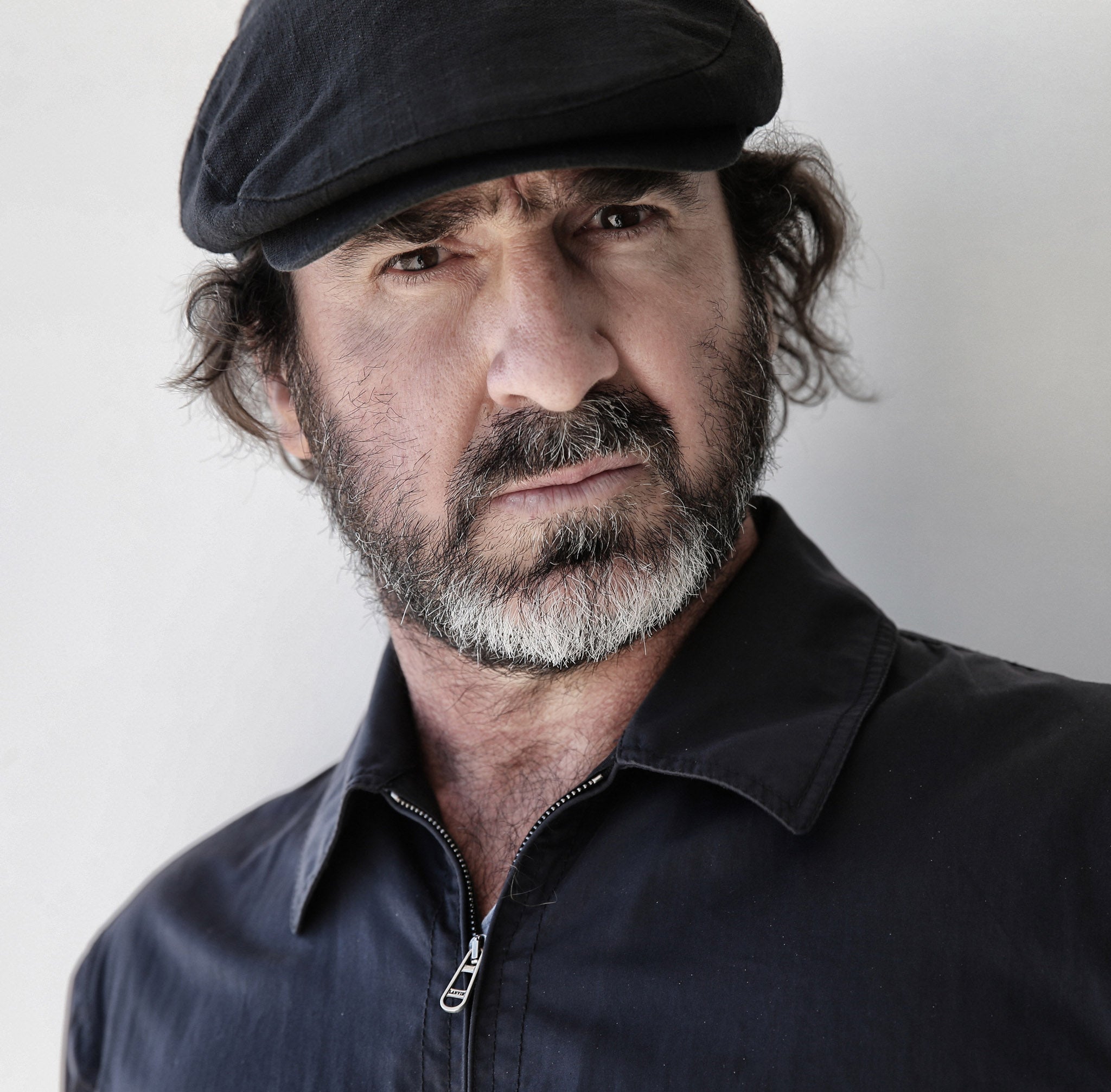 Eric Cantona posing at the Cannes Film Festival 2013