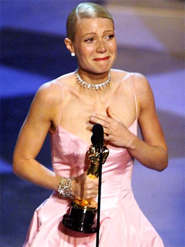 'I thank absolutely everybody. Waaaaah' - Gwyneth Paltrow, Oscars, 1999