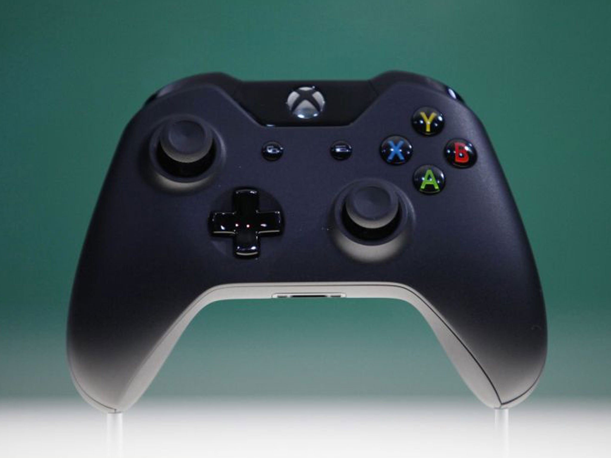 Xbox One Controller is shown during a press event unveiling Microsoft's new Xbox in Redmond, Washington