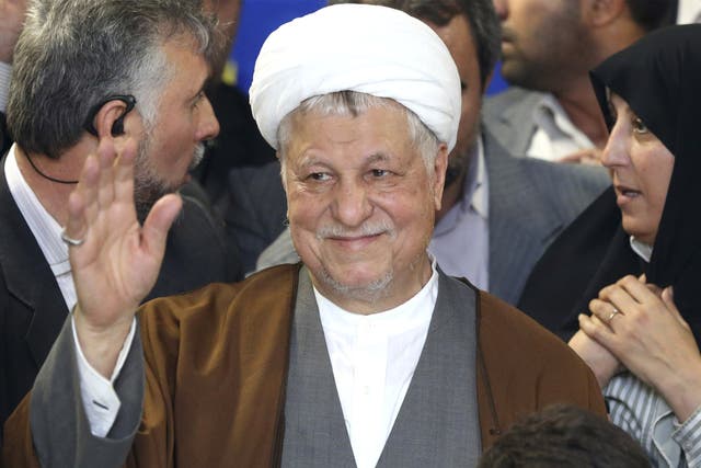 Former Iranian President Akbar Hashemi Rafsanjani