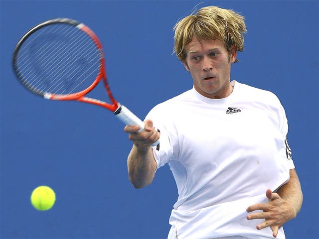Brydan Klein lost yesterday in the first round of qualifying for the French Open