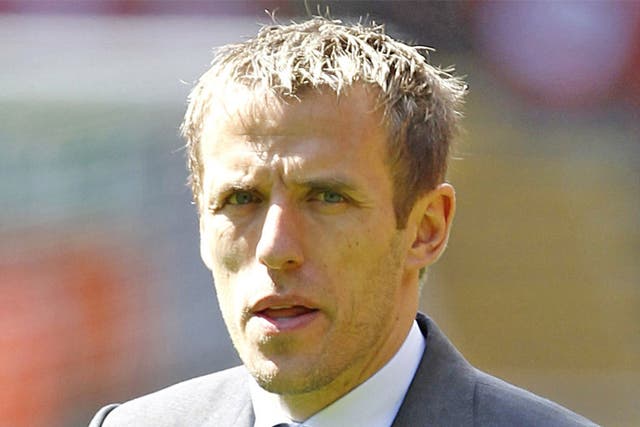 Phil Neville has been linked with the Everton job and working with David Moyes at United