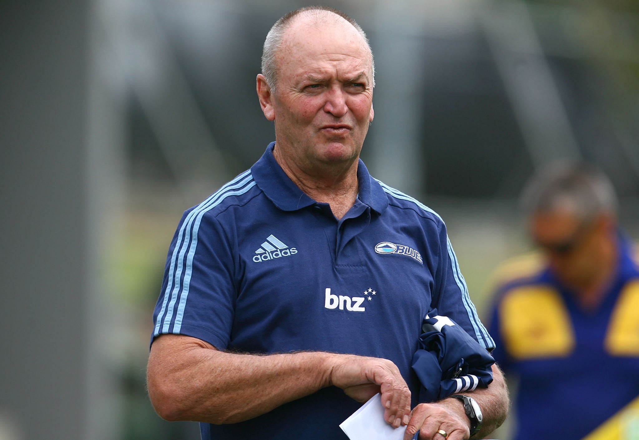 Auckland Blues defense coach Graham Henry may face disciplinary action over comments made about referee Glen Jackson