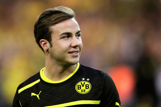 Gotze, pictured during his time at Dortmund