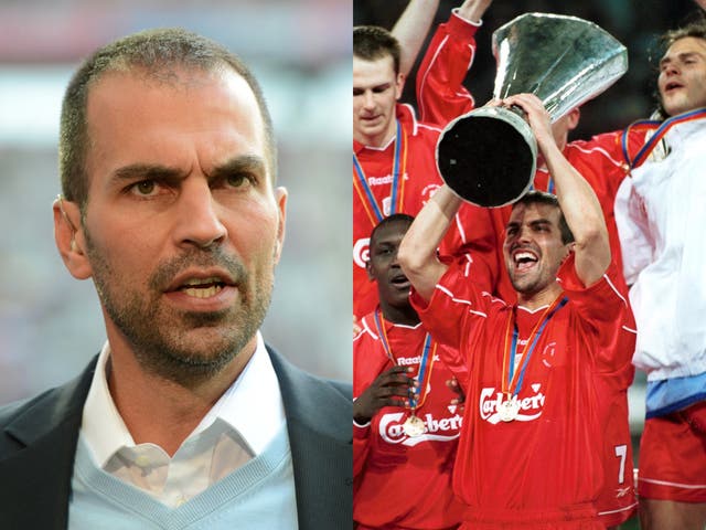 Markus Babbel as a manager and in 2001 as a Liverpool player