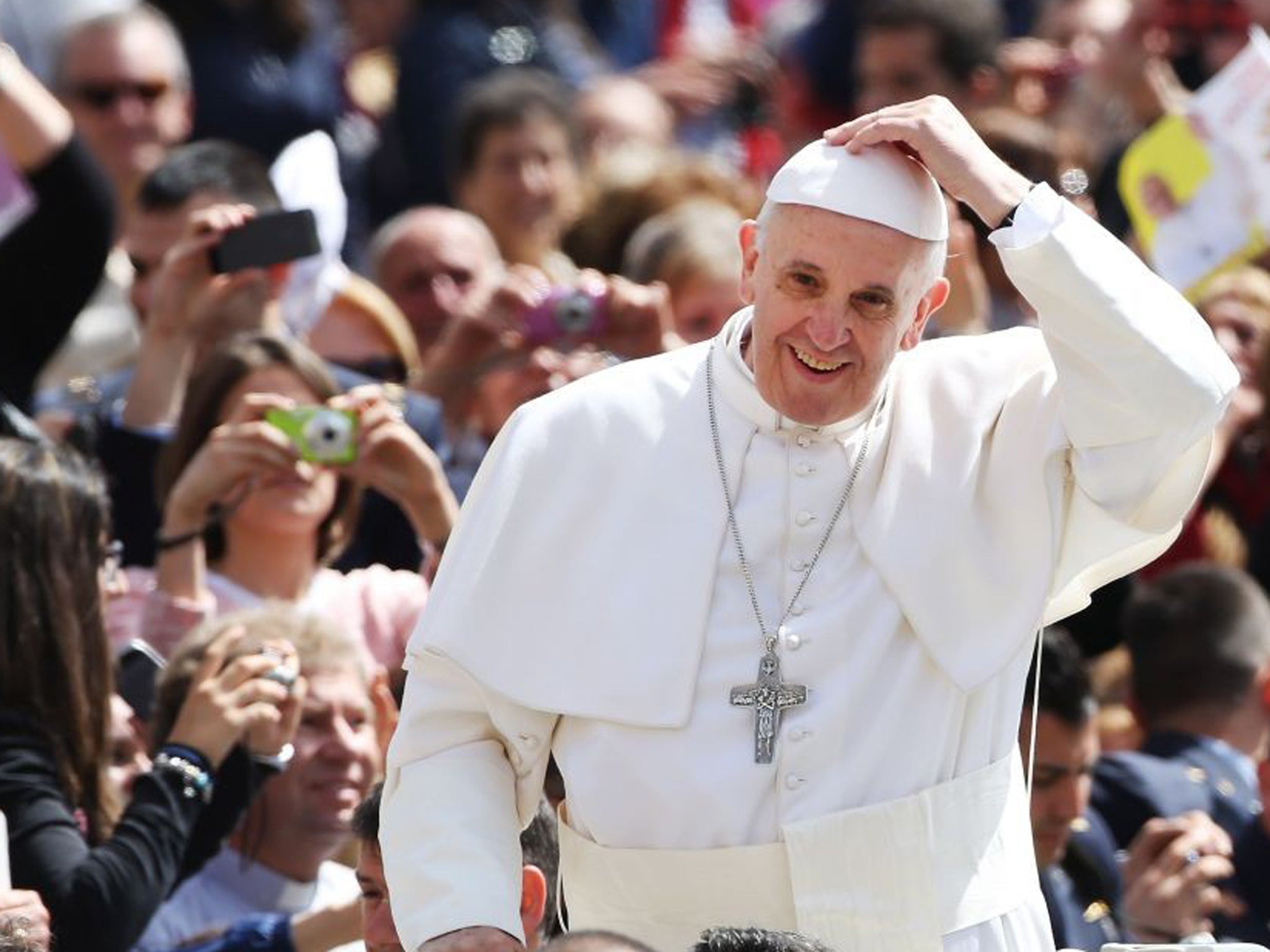 Pope Francis appeared to say non-believers could still go to heaven