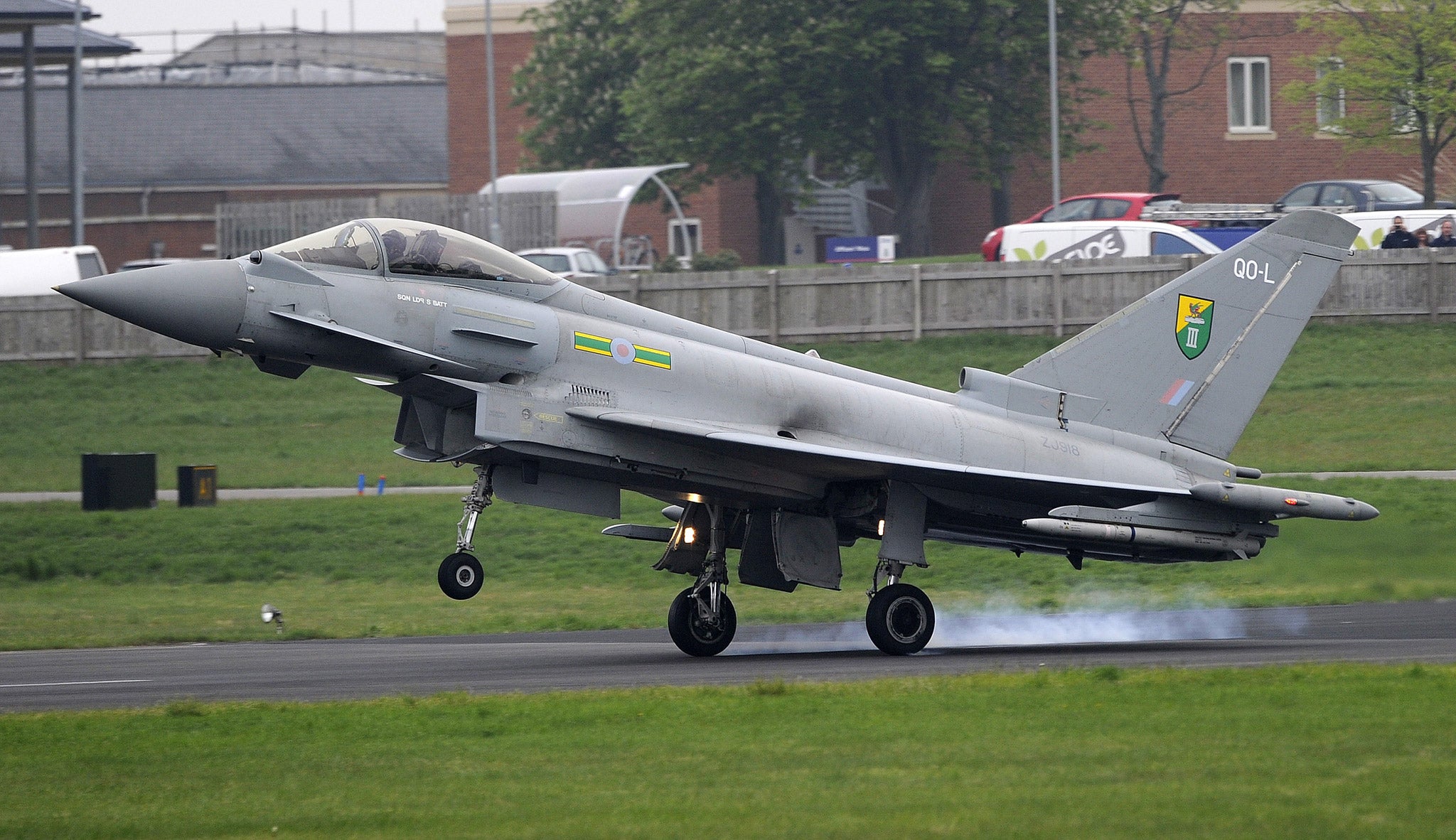 A Royal Air Force Typhoon jet (file photo)