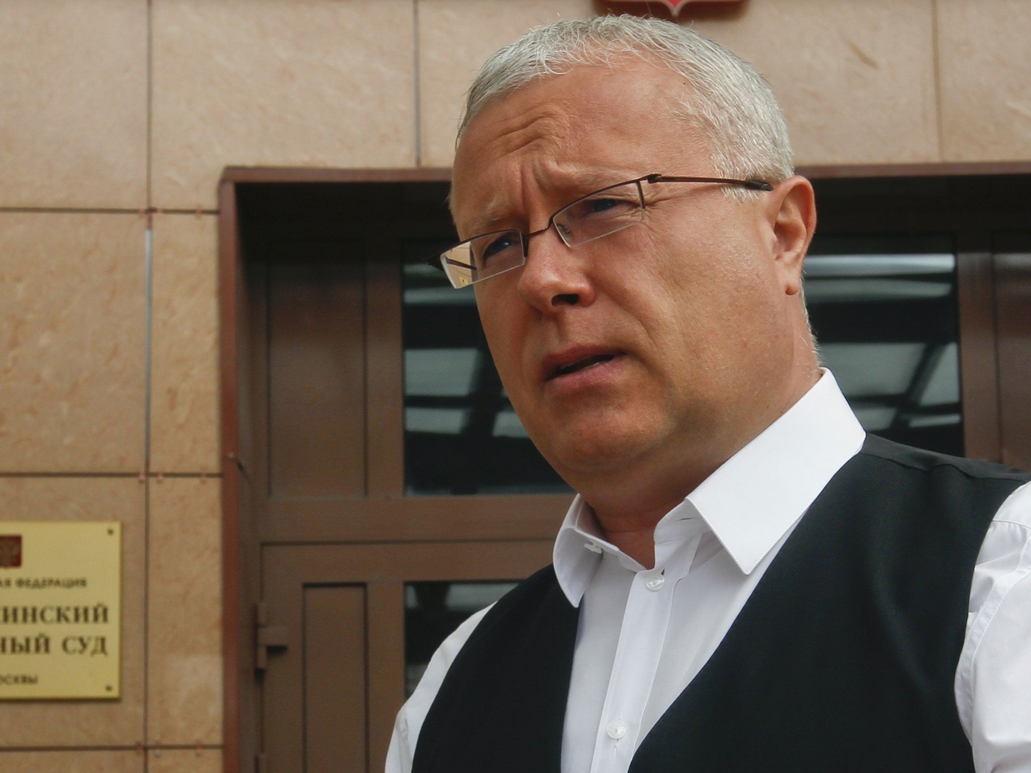 Mr Lebedev is charged with hooliganism motivated by political hatred