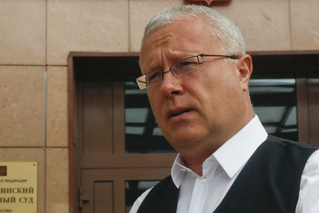Mr Lebedev is charged with hooliganism motivated by political hatred 