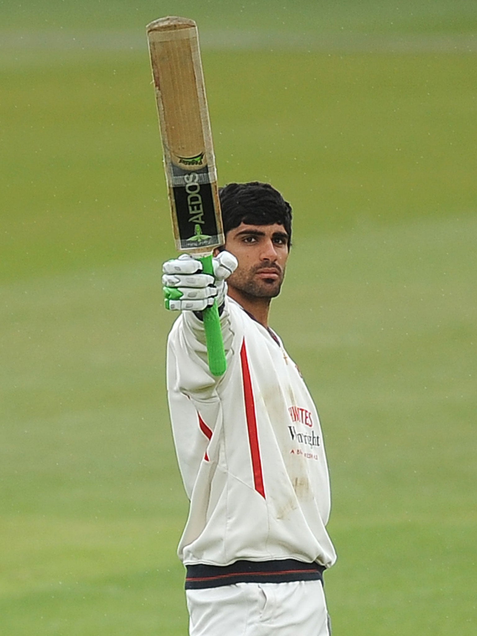 Andrea Agathangelou, the South African-born all-rounder with Greek Cypriot heritage, completed a maiden century for Lancashire in a match for which he was not originally selected