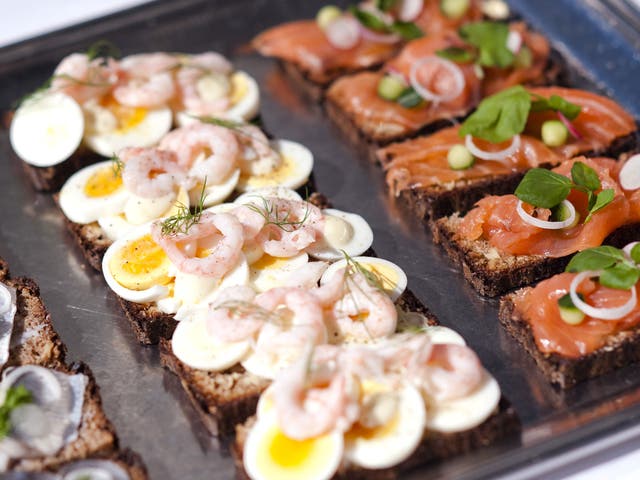 Sandwiches at the Copenhagen Cooking festival