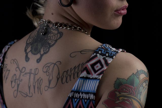 Visitors to the Great British Tattoo Show included Courtney Lloyd