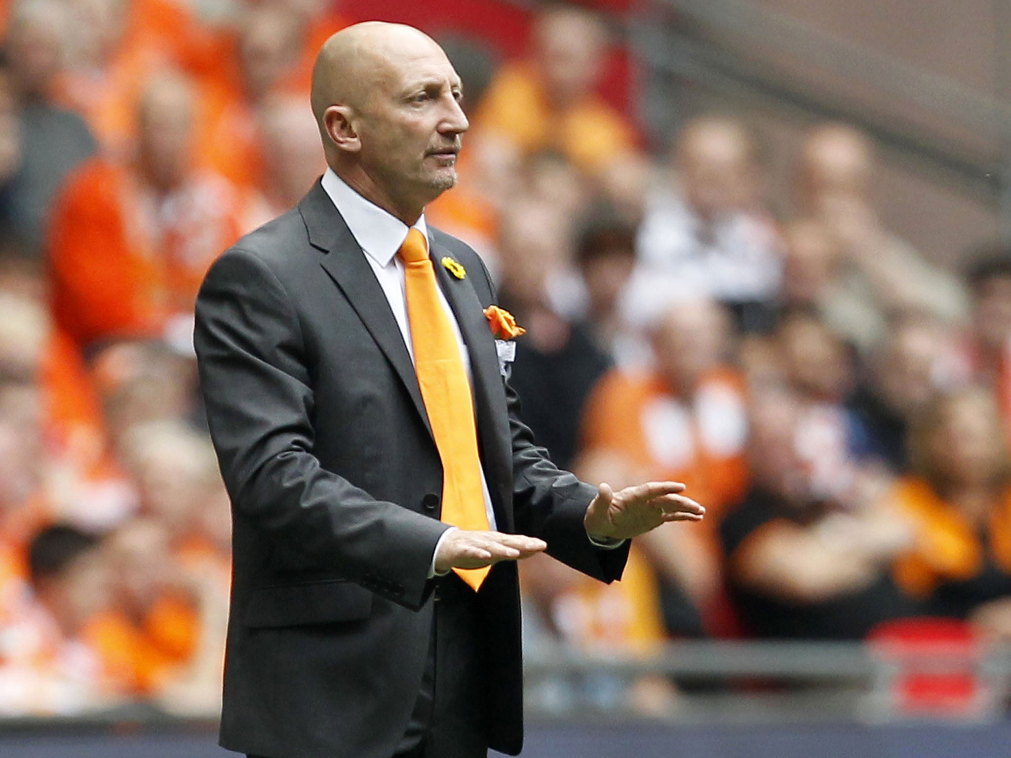 Ian Holloway's Blackpool played attacking football