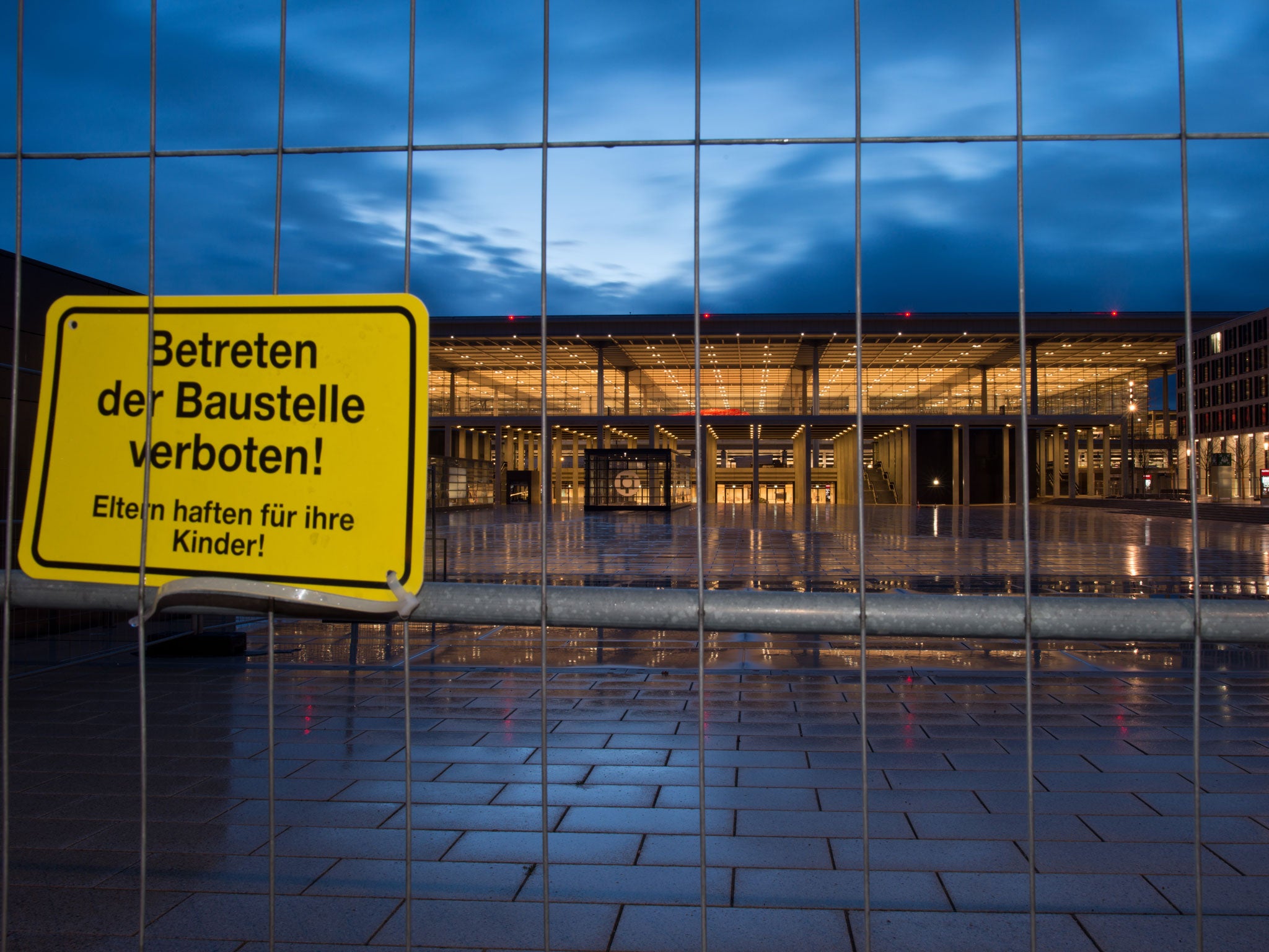 Berlin Brandenburg Willy Brandt airport’s lights never shut off