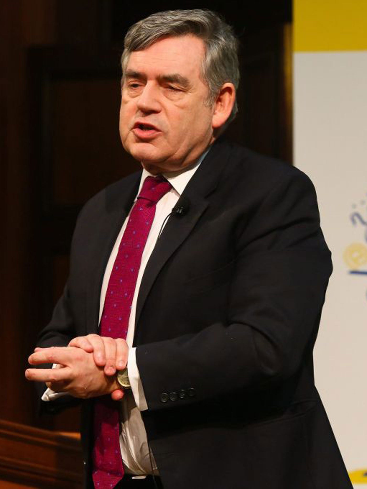 Gordon Brown leads the list of MPs who earn the most outside Parliament but none of the money goes to him personally