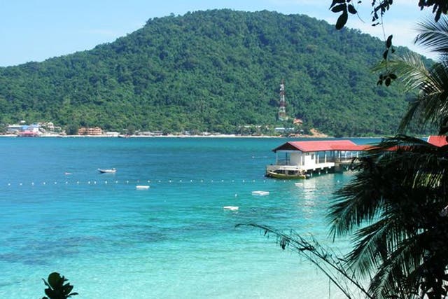 Perhentian Besar is part of the coral-fringed Perhentian island chain, located off the north east Malaysian coast of Terengganu state, close to the border with Thailand.