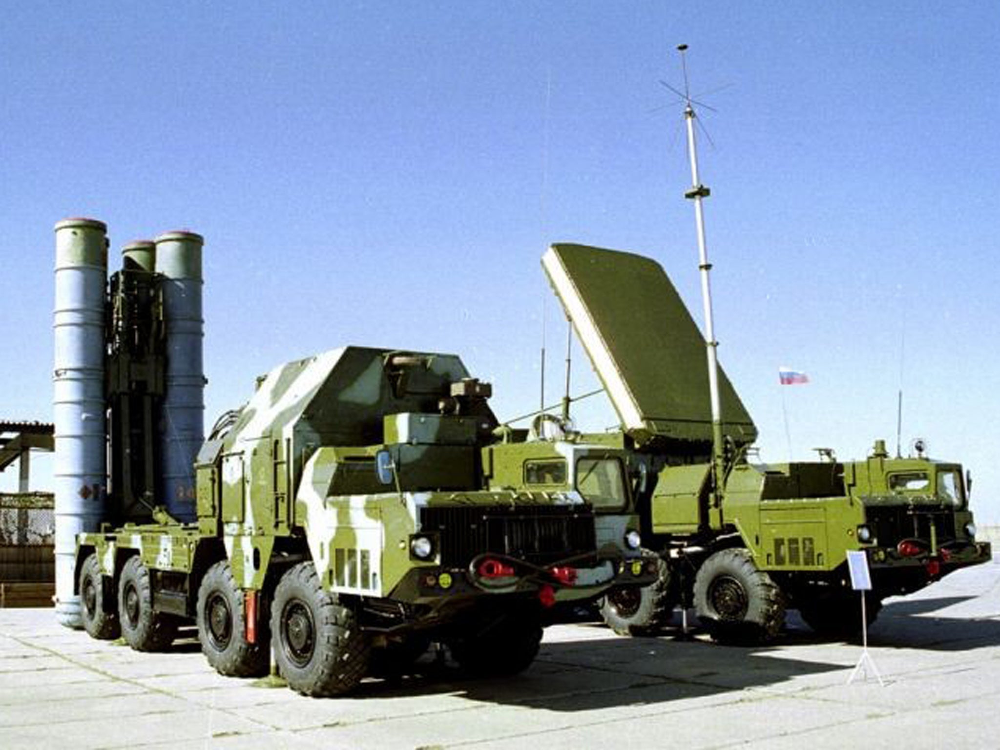 The S-300s have a range of up to 125 miles and can track and strike multiple targets simultaneously