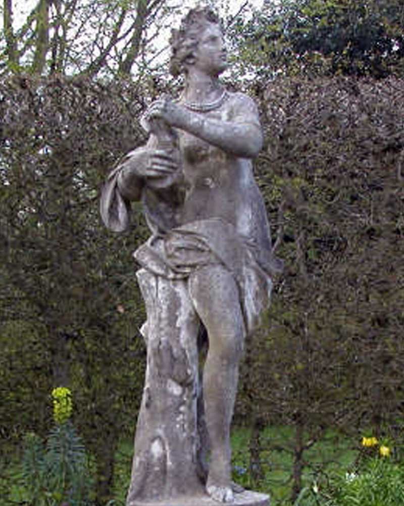 The statue of Pomona was taken from the grounds of Sissinghurst Castle