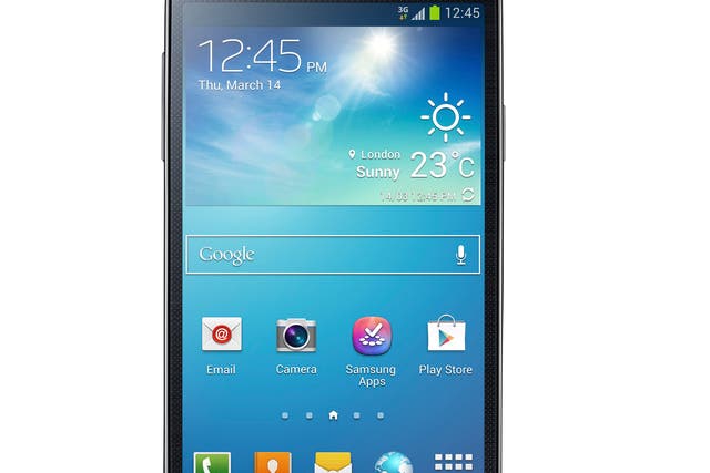 The new Samsung Galaxy S4 Mini in black