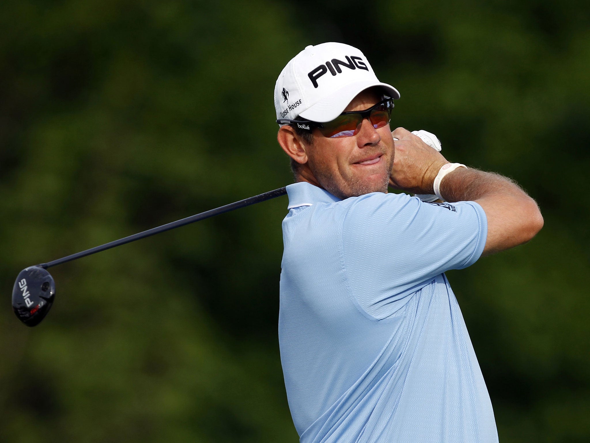 Lee Westwood: Endured another disappointing day by posting an opening-round score of 74