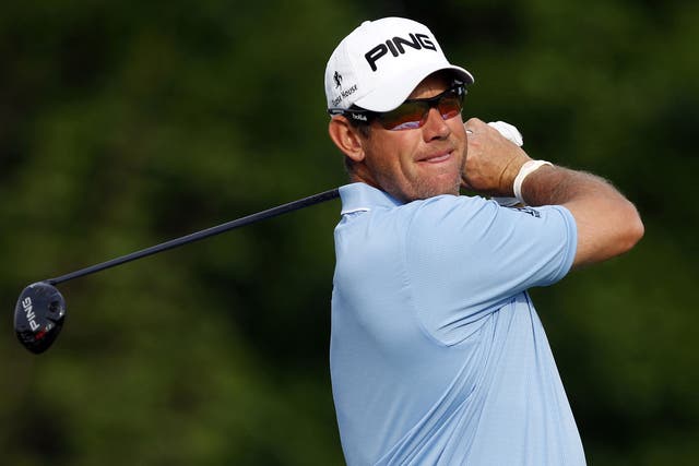 Lee  Westwood: Endured another disappointing day by posting an opening-round score of 74