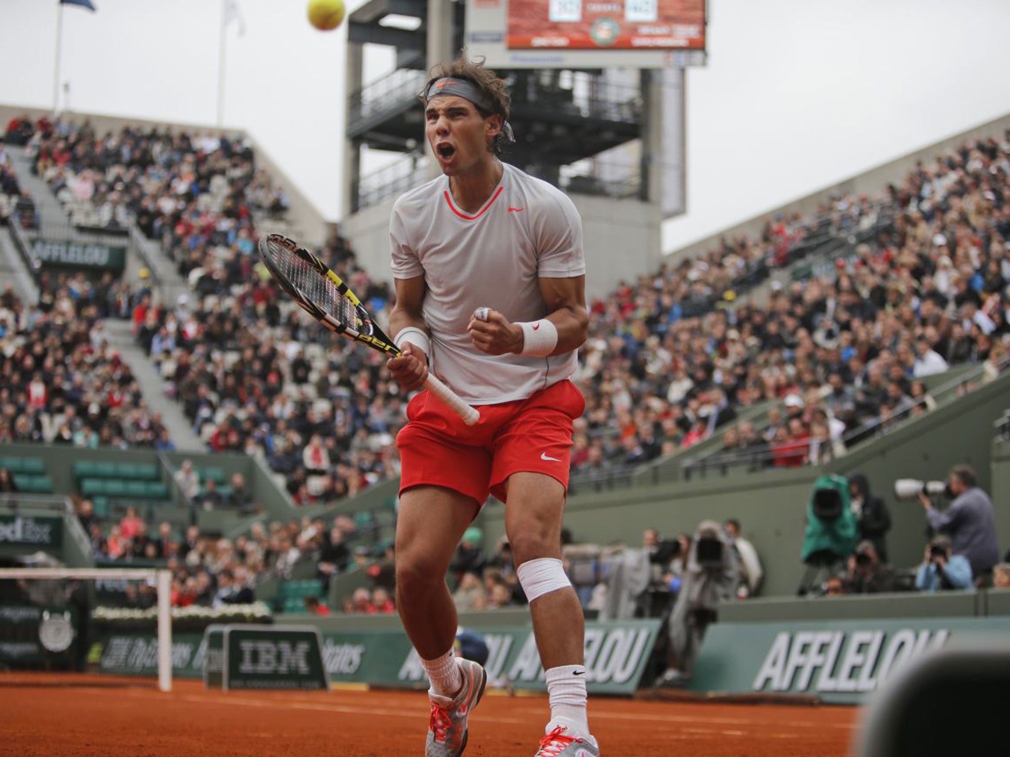 Rafael Nadal will face Fabio Fognini in the French Open today