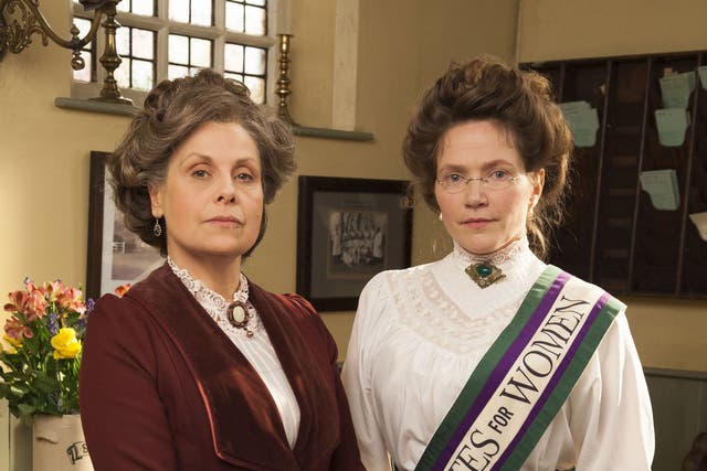 Rebecca Front and Jessica Hynes in Up The Women
