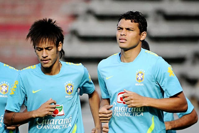 Six appeal: Neymar (left) and Thiago Silva are good, say fans, but the team will struggle for a sixth win 