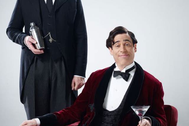 Stephen Mangan, right, and Matthew Macfadyen, left, as Wooster and Jeeves