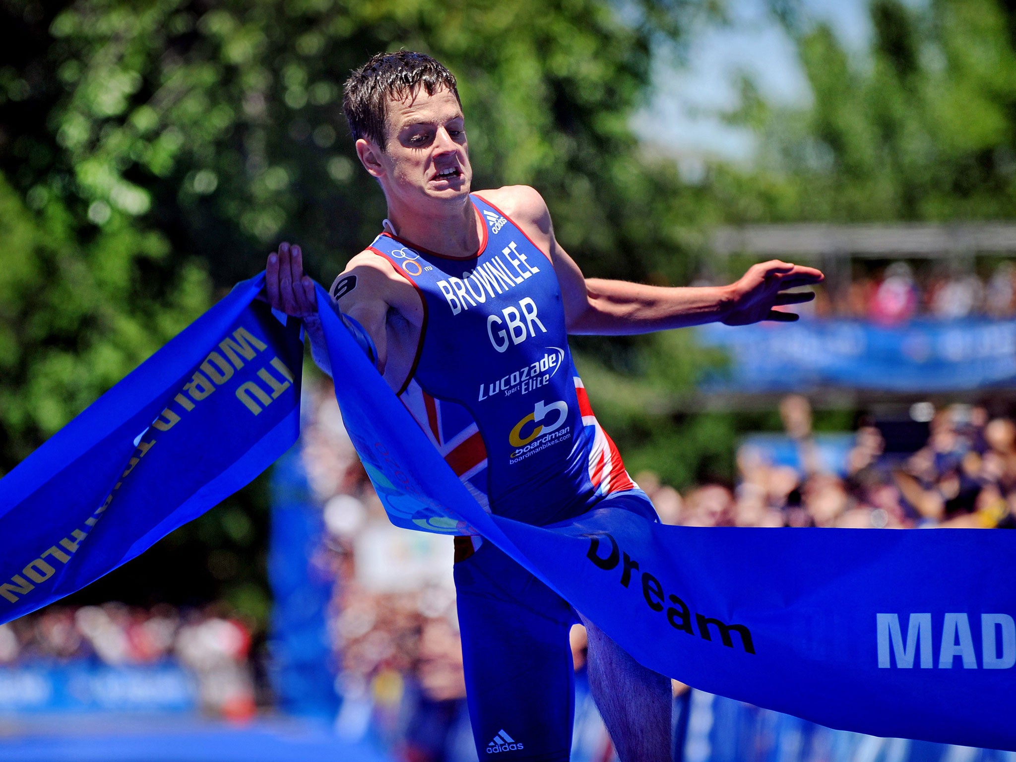 Jonathan Brownlee claimed a second consecutive win in this year's World Triathlon Series