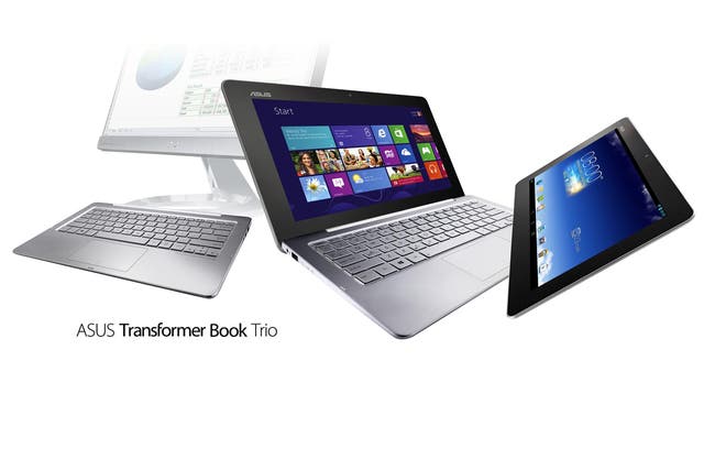 Is it a laptop, is it a tablet, or is it a desktop PC? Er, it's all three if it's the Asus Transformer Book Trio 