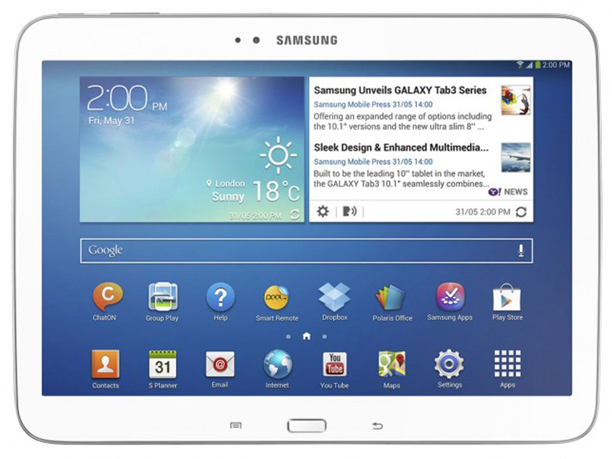 The new Tab 3 adds to the Samsung range - but on an initial look, you may well decide not to add it to your wishlist
