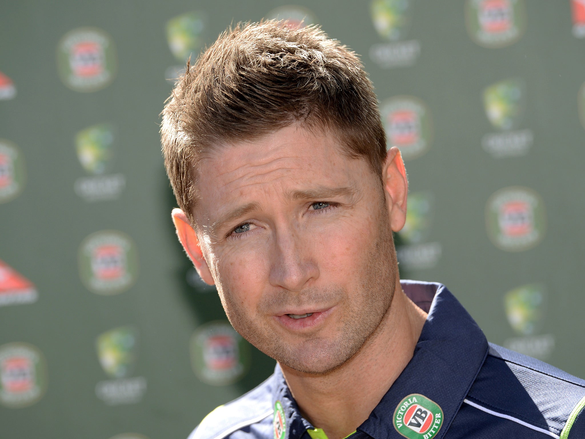 No go: Michael Clarke is out with a back injury