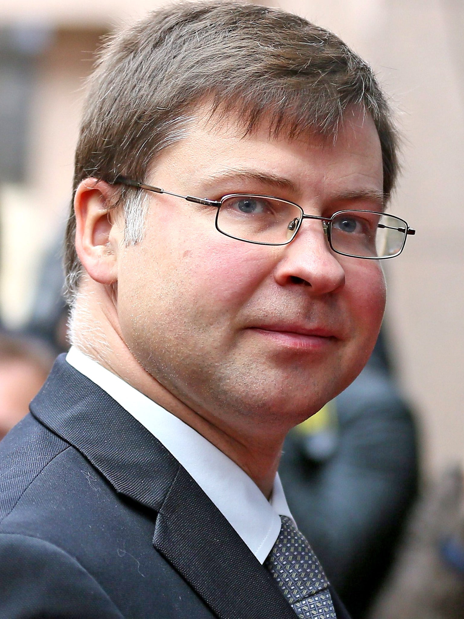 Latvia Prime Minister Valdis Dombrovskis