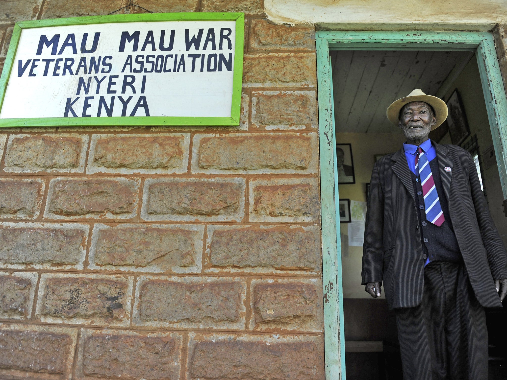 The Mau Mau War Veterans Association in the central town of Nyeri