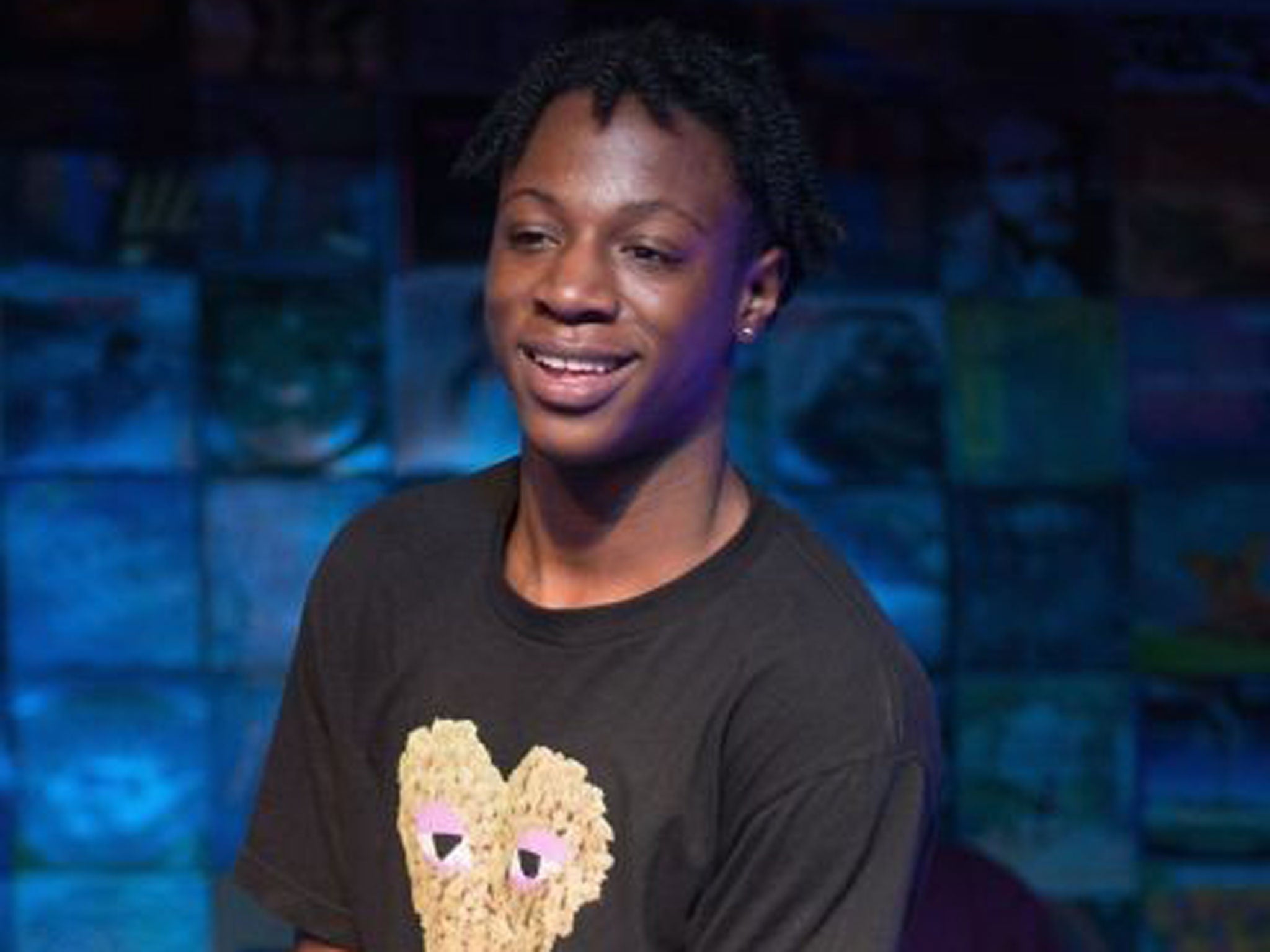 Joey Bada$$ said he was looking at the eclipse without protective glasses