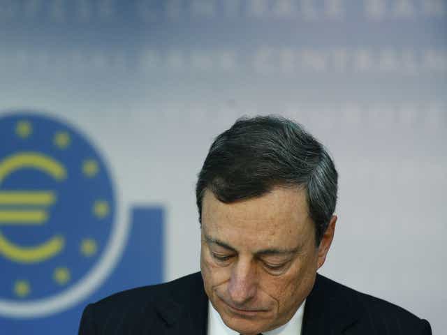 Mario Draghi, the President of the ECB