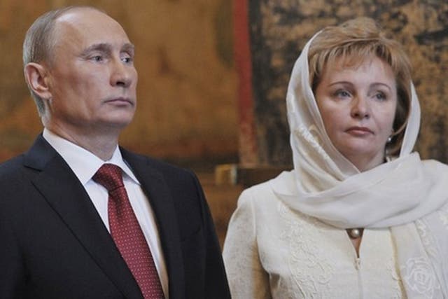 Russia’s President Vladimir Putin and Ludmila have divorced