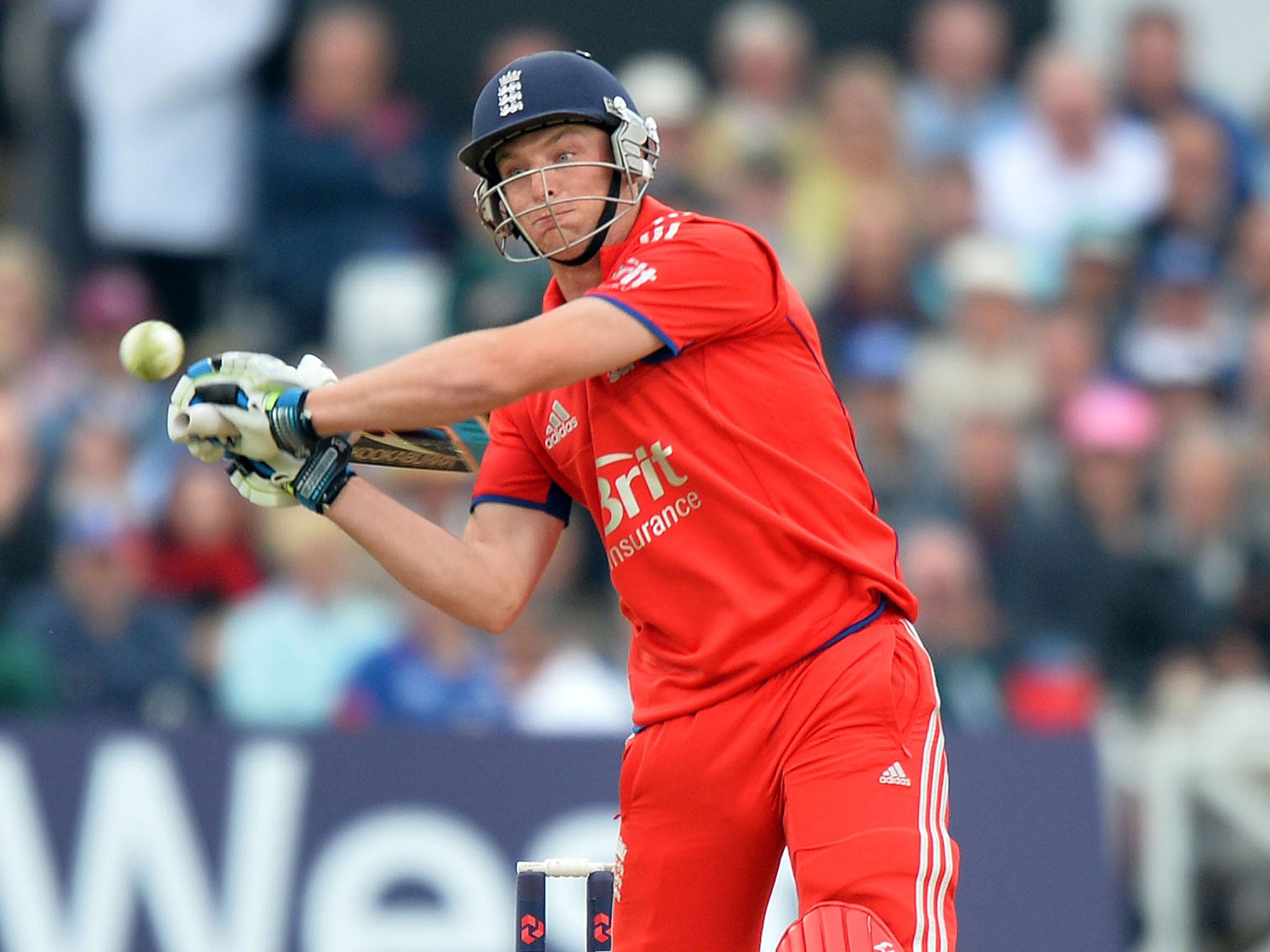 Jos Buttler on his way to an unbeaten 47 from 16 deliveries