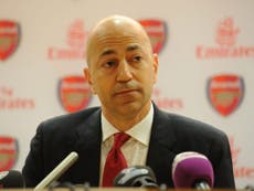 Read more

Gazidis claims Arsenal cannot afford to 'outgun' Premier League rivals