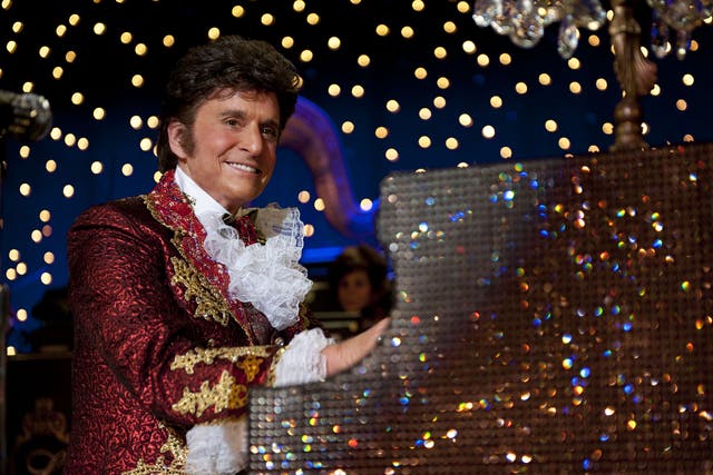 As Liberace, Douglas’s macho image falls away with one twinkle of an eyelid