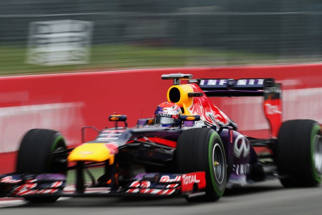 Sebastian Vettel put his Red Bull on pole position at the Canadian Grand Prix
