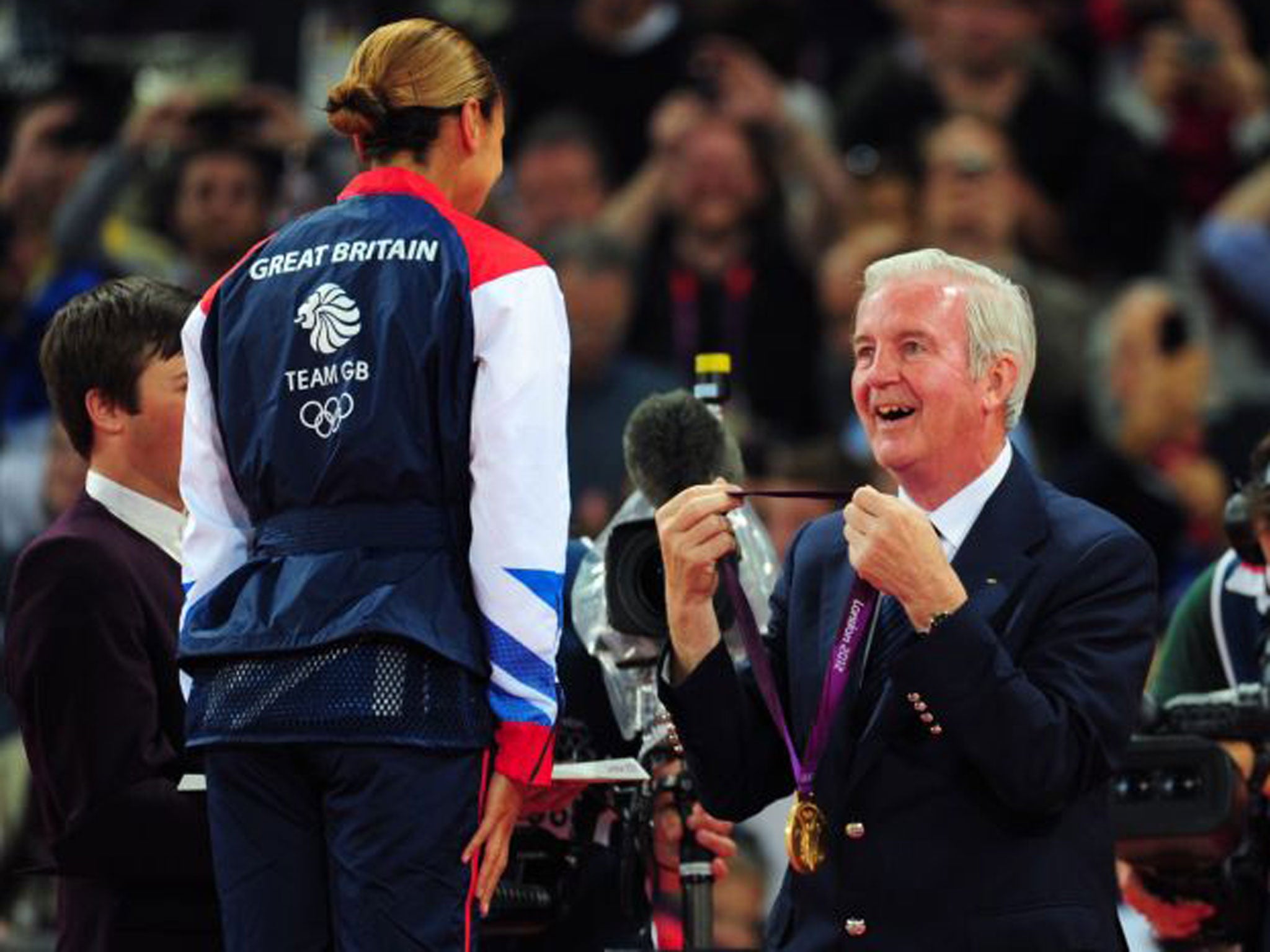 Gold star: Sir Craig Reedie is favourite to be elected as Wada president