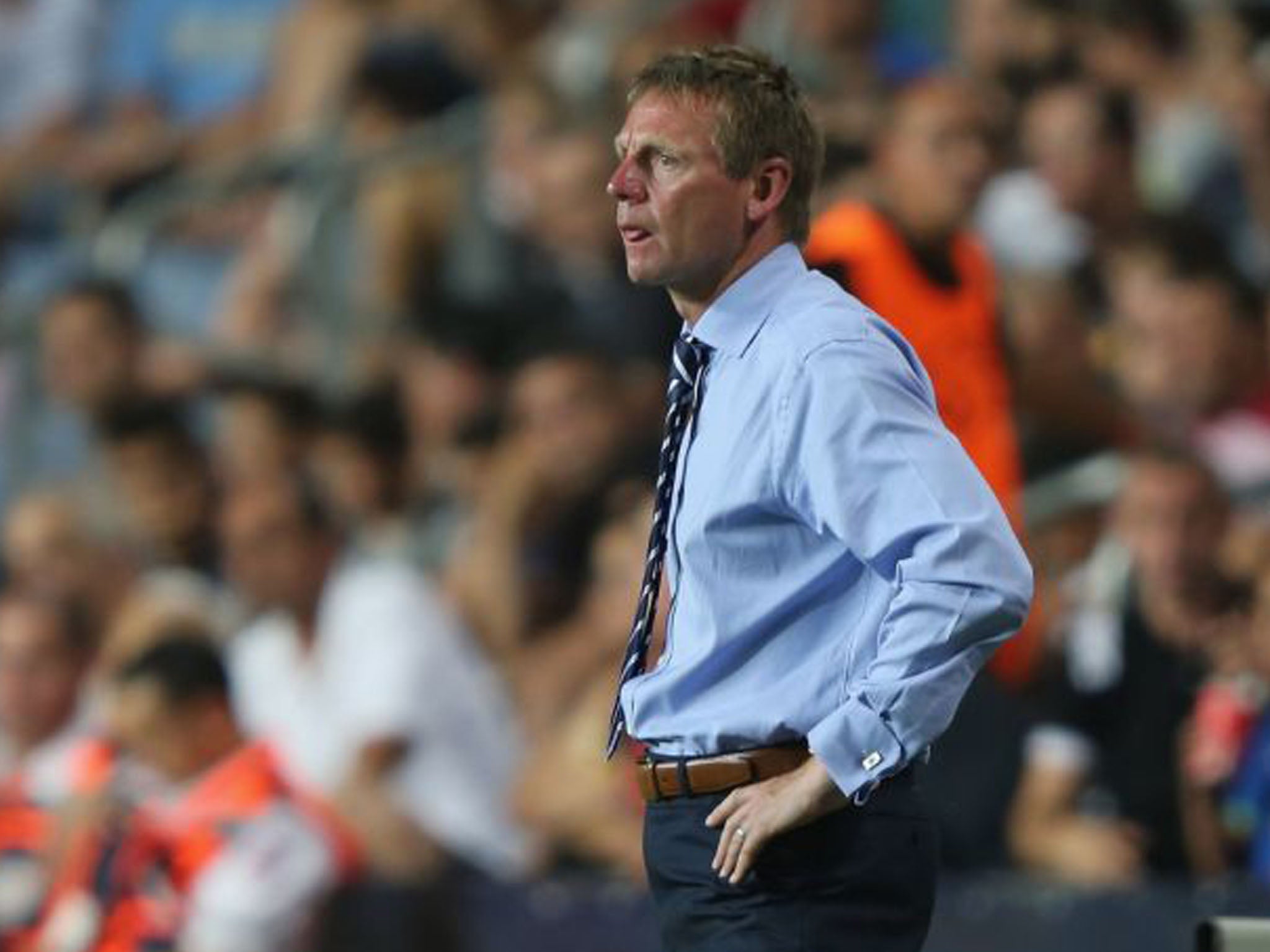 Stuart Pearce, during his time as England Under-21 manager