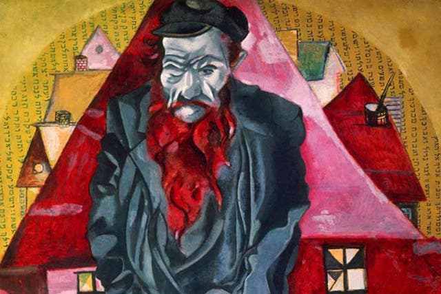 Marc Chagall's ‘Jew in Red’ (1915)