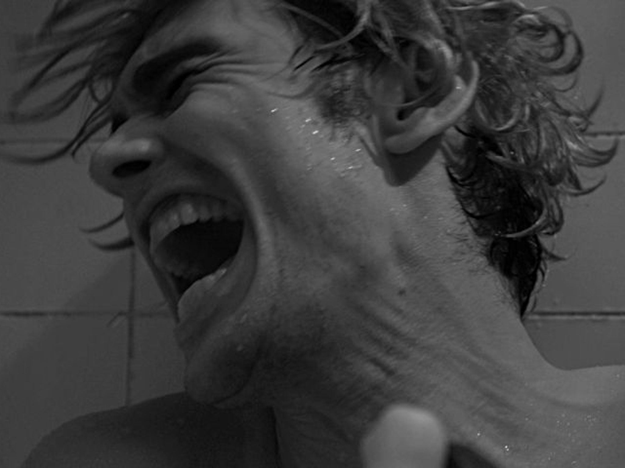A scene from ‘Psycho’ recreated by James Franco for his show Psycho Nacirema