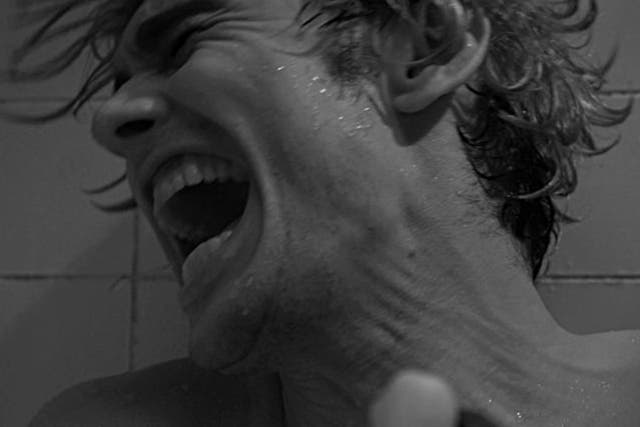 A scene from ‘Psycho’ recreated by James Franco for his show Psycho Nacirema